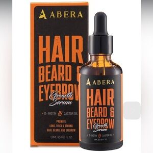 Abera Hair & Beard Growth Serum with Biotin & Castor Oil #RB5